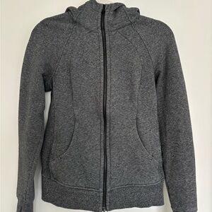 lululemon Scuba Full-Zip Hoodie, Dark Heather Gray